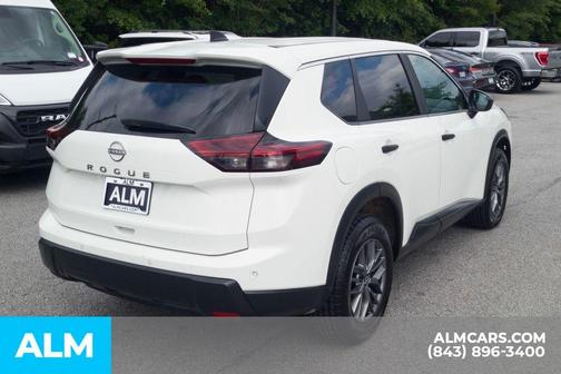 Glacier White 2024 Nissan Rogue S