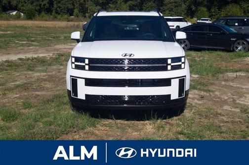 White 2025 Hyundai SANTA FE HEV Calligraphy