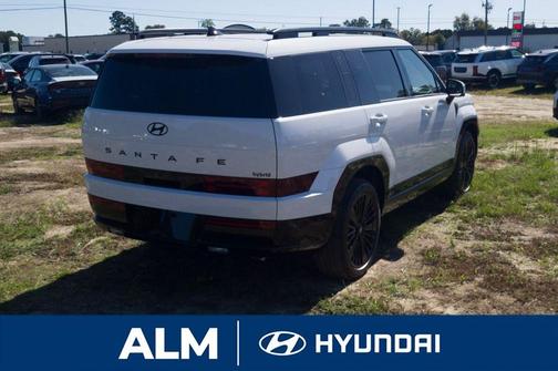 White 2025 Hyundai SANTA FE HEV Calligraphy