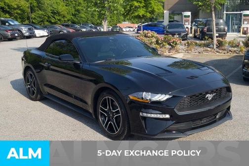 Shadow Black 2021 Ford Mustang EcoBoost Premium