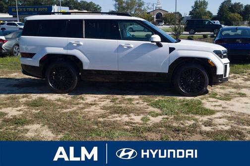 White 2026 Hyundai SANTA FE HEV Calligraphy
