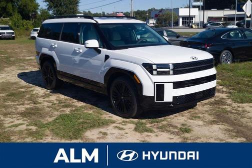 White 2026 Hyundai SANTA FE HEV Calligraphy