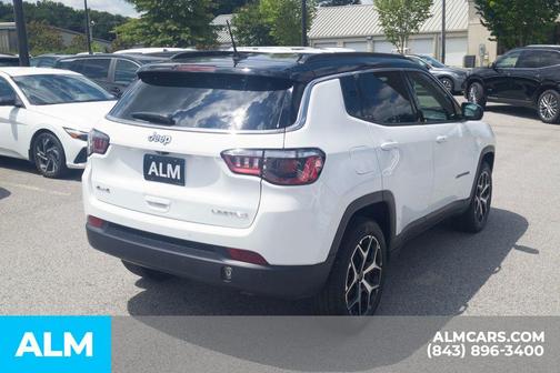 Bright White Clearcoat 2025 Jeep Compass Limited