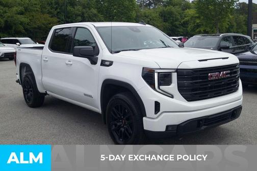 Summit White 2025 GMC Sierra 1500 Elevation