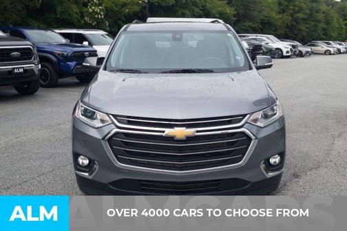 Satin Steel Metallic 2021 Chevrolet Traverse LT Cloth
