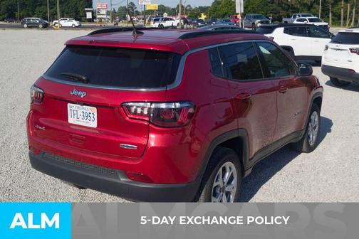 Red 2025 Jeep Compass Latitude