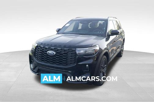 Agate Black Metallic 2025 Ford Explorer ST-Line
