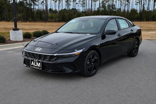 Black 2026 Hyundai ELANTRA SEL Sport
