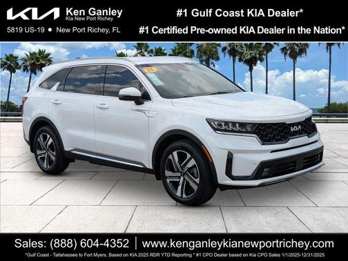 Snow White Pearl 2023 Kia Sorento Hybrid EX
