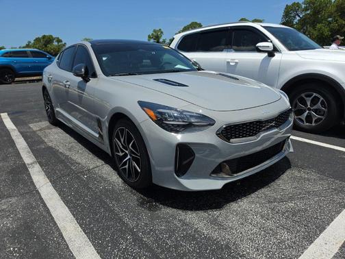 Ceramic Silver 2023 Kia Stinger GT-Line