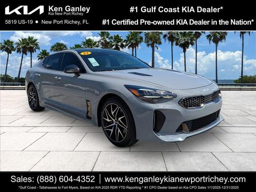 Ceramic Silver 2023 Kia Stinger GT-Line
