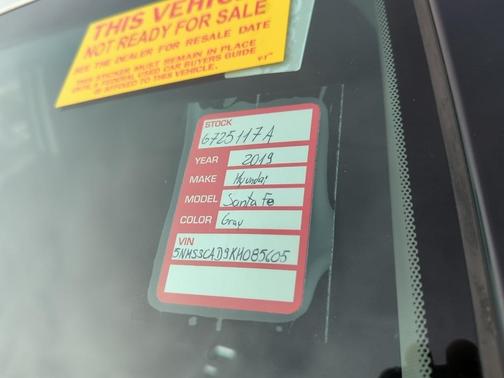 2019 Hyundai SANTA FE 2.4 SEL