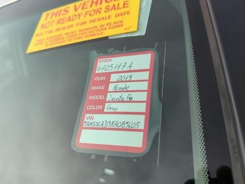 2019 Hyundai SANTA FE 2.4 SEL