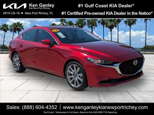 Soul Red Crystal Metallic 2019 Mazda Mazda3 FWD w/Select Package