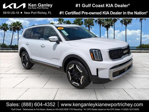 Glacial White Pearl 2025 Kia Telluride EX