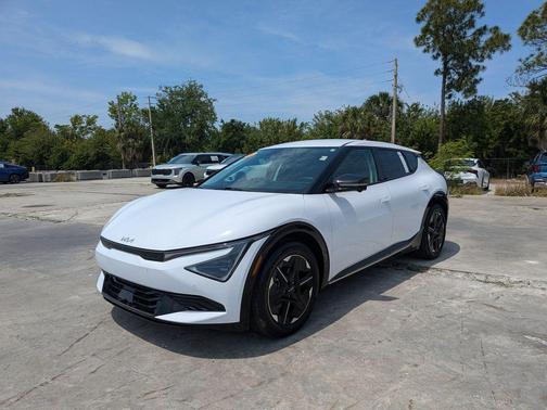 Glacier White Pearl 2025 Kia EV6 Wind