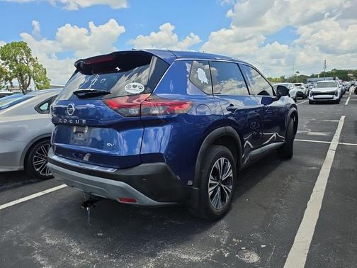 Caspian Blue 2021 Nissan Rogue SV