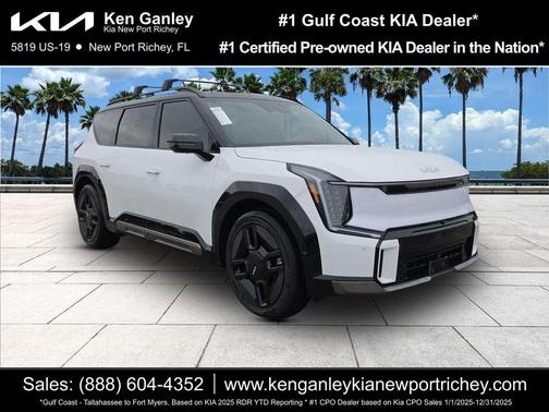 Glacial White Pearl 2026 Kia EV9 GT-Line