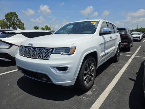 Bright White Clearcoat 2018 Jeep Grand Cherokee Overland