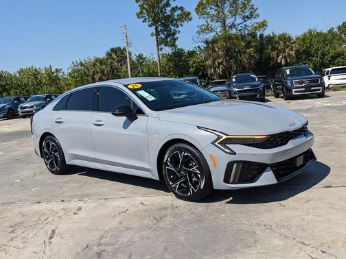 Wolf Gray 2025 Kia K5 GT-Line
