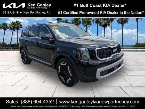 Ebony Black 2025 Kia Telluride EX