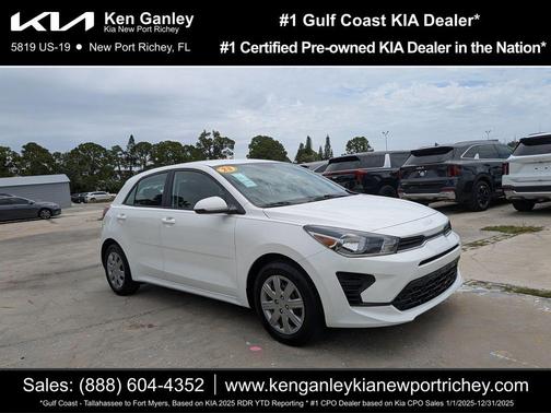 Clear White 2023 Kia Rio S