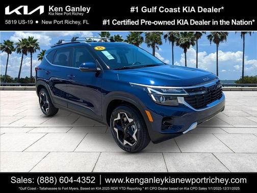 Dark Ocean Blue 2025 Kia Seltos EX