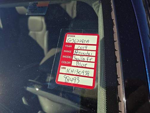 2019 Hyundai SANTA FE Limited