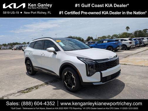 Snow White Pearl 2026 Kia Sportage Hybrid EX
