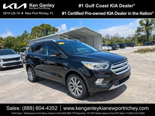 Shadow Black 2018 Ford Escape Titanium