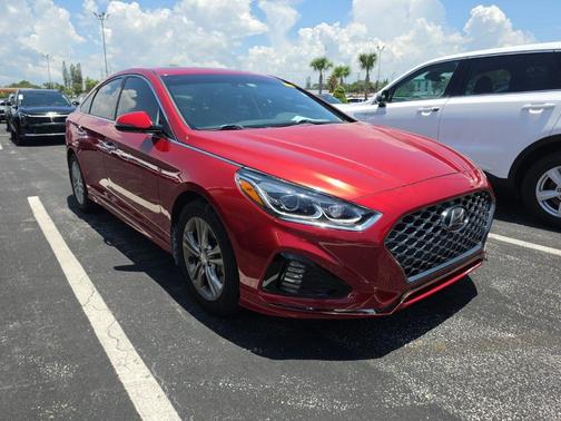 Scarlet Red 2019 Hyundai SONATA Limited