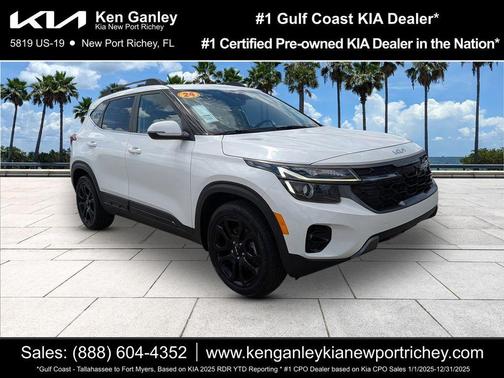 Snow White Pearl 2024 Kia Seltos X-Line