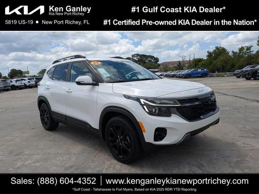 Snow White Pearl 2024 Kia Seltos X-Line