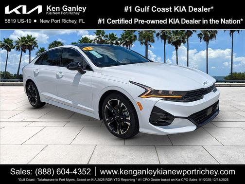 Glacial White Pearl 2022 Kia K5 GT-Line