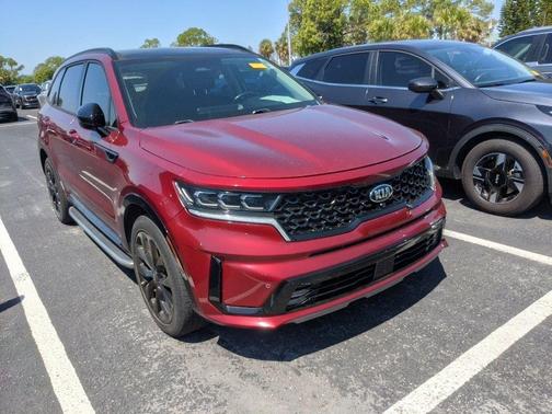 Passion Red Tintcoat 2021 Kia Sorento SX-PRESTIGE