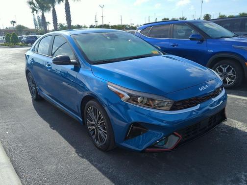 Blue 2023 Kia Forte GT-Line