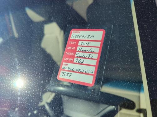 2018 Hyundai SANTA FE SE