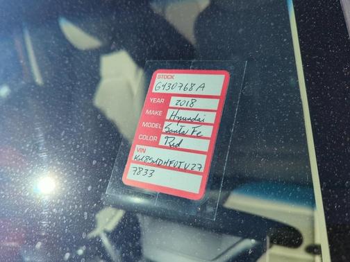 2018 Hyundai SANTA FE SE