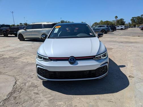 Opal White W / Black Roof 2024 Volkswagen Golf GTI 2.0T 380 SE