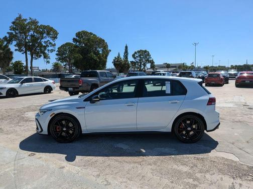 Opal White W / Black Roof 2024 Volkswagen Golf GTI 2.0T 380 SE