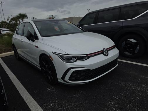 Opal White W / Black Roof 2024 Volkswagen Golf GTI 2.0T 380 SE