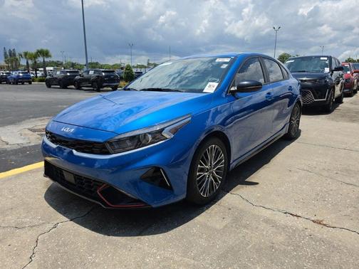 Blue 2023 Kia Forte GT-Line