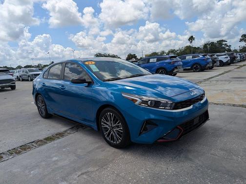Blue 2023 Kia Forte GT-Line
