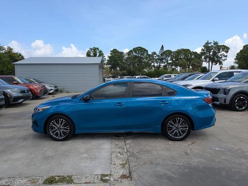 Blue 2023 Kia Forte GT-Line