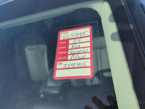 Midnight Black 2025 Kia Sorento EX