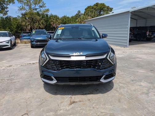 Blue 2023 Kia Sportage Hybrid EX