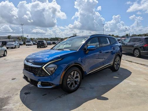 Sapphire Blue 2023 Kia Sportage SX