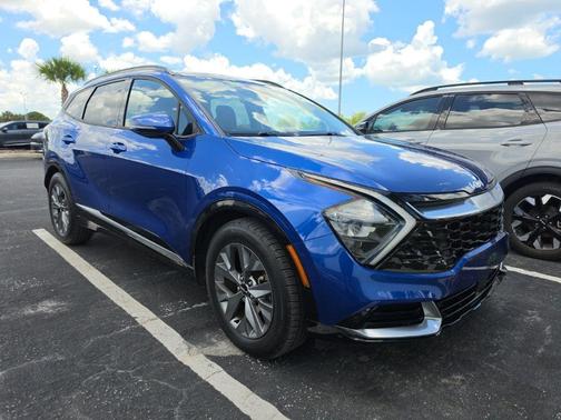 Sapphire Blue 2023 Kia Sportage SX