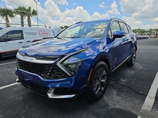 Sapphire Blue 2023 Kia Sportage SX