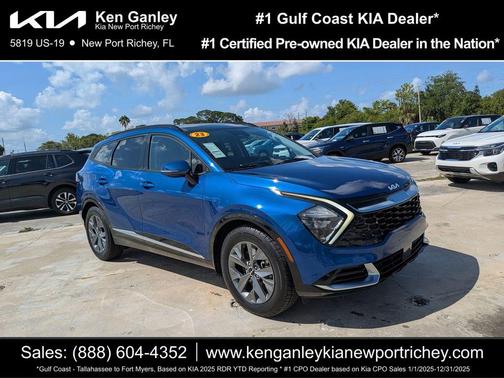 Sapphire Blue 2023 Kia Sportage SX